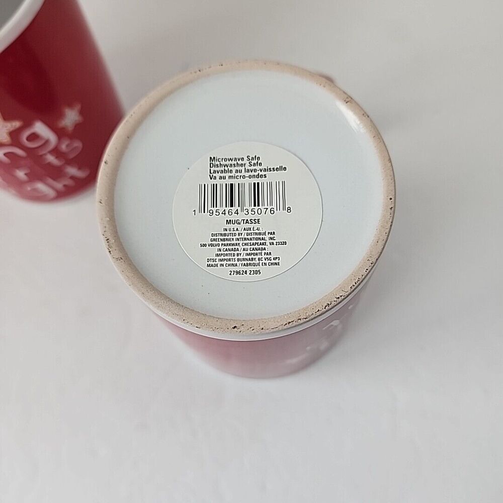 Royal Norfolk Christmas Coffee Mugs Baking Spirits Bright 8" Holiday Gingerbread - Picture 7 of 10